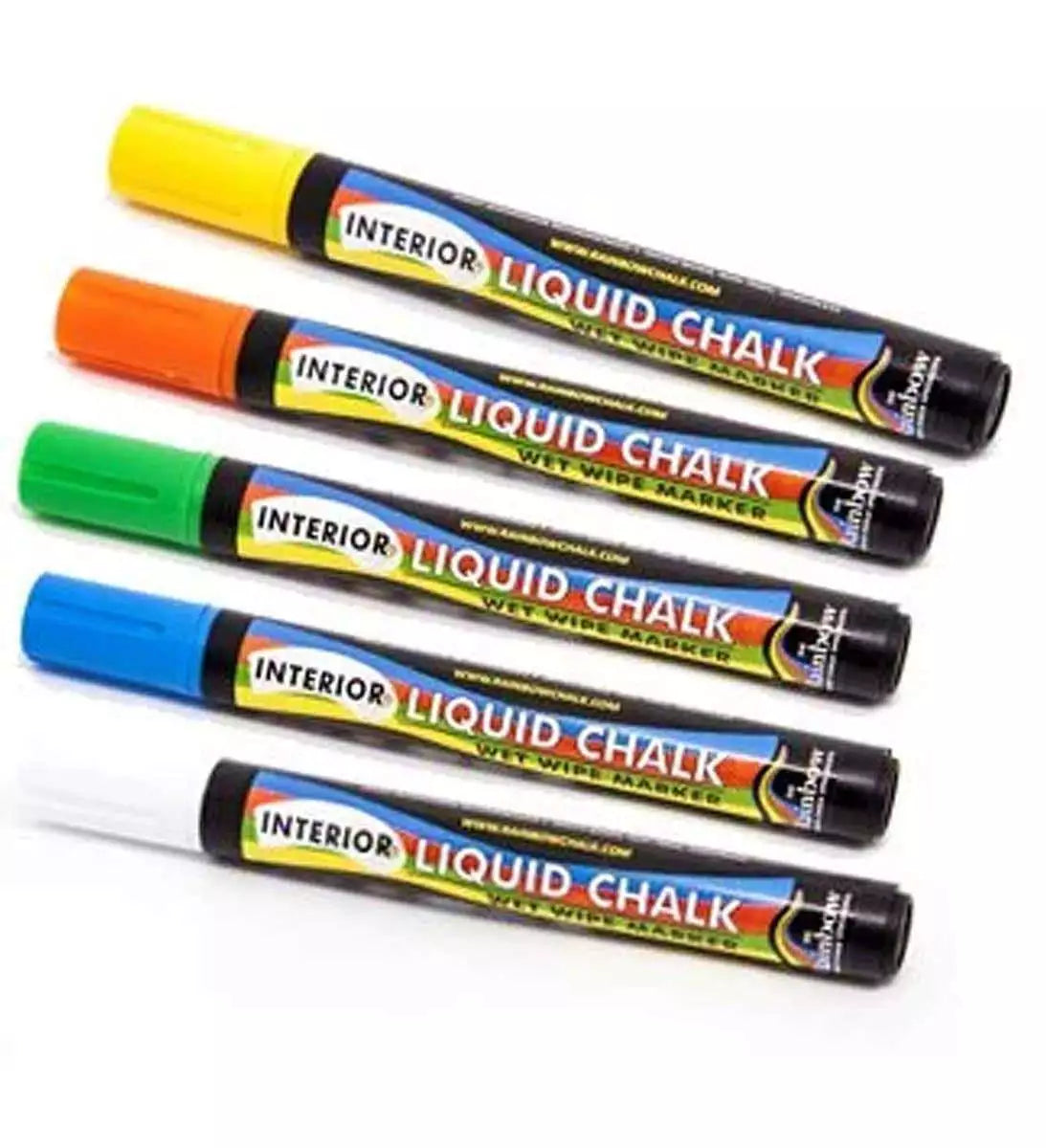 Pack of 5 Easy Clean Interior Chalkboard Pens - Personalised Chalkboards - Custom Chalkboard